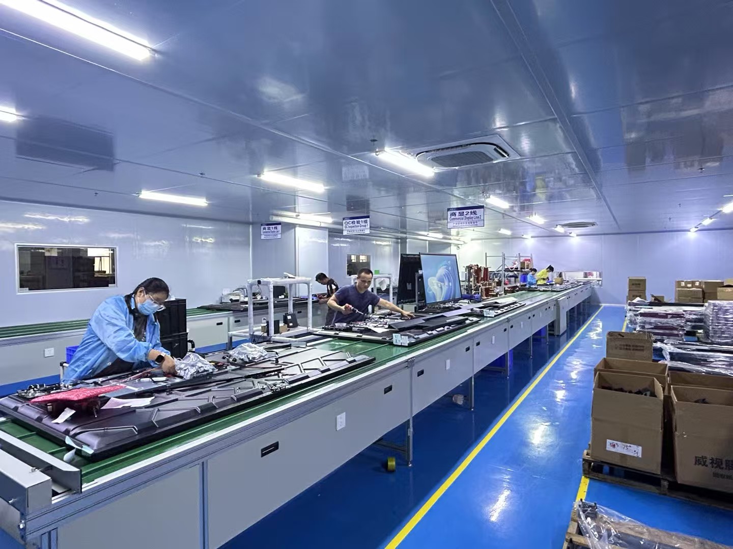 Proceso de control de calidad para tableros inteligentes